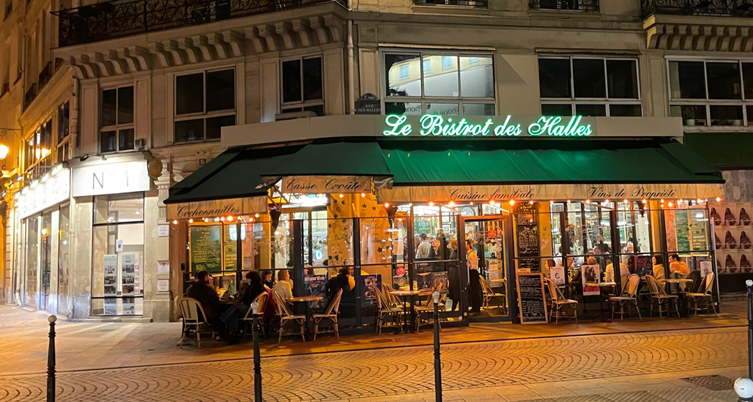 Bistro des Halles à cote de Showroom Paris N°1 Bistot des Halles à côte du Showroom Paris N°1